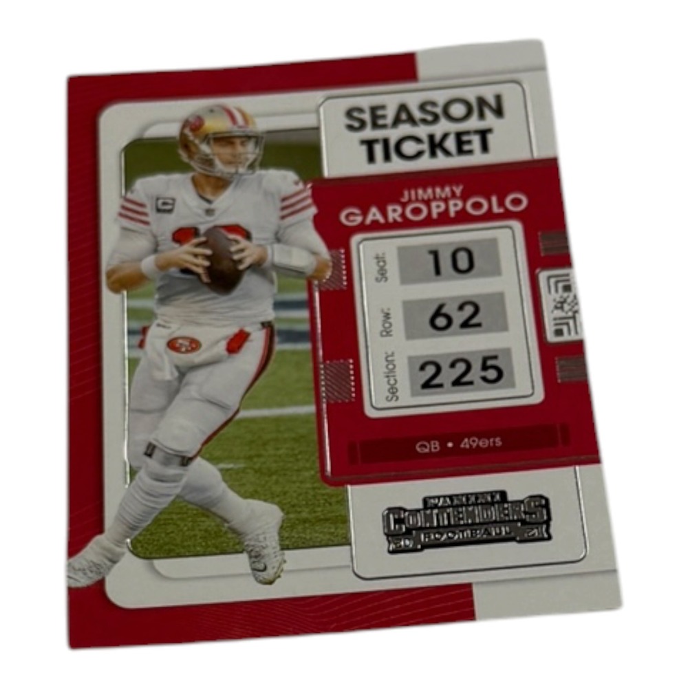 2021 Panini Contenders Jimmy Garoppolo Season Ticket No 88 San Francisco 49er QB